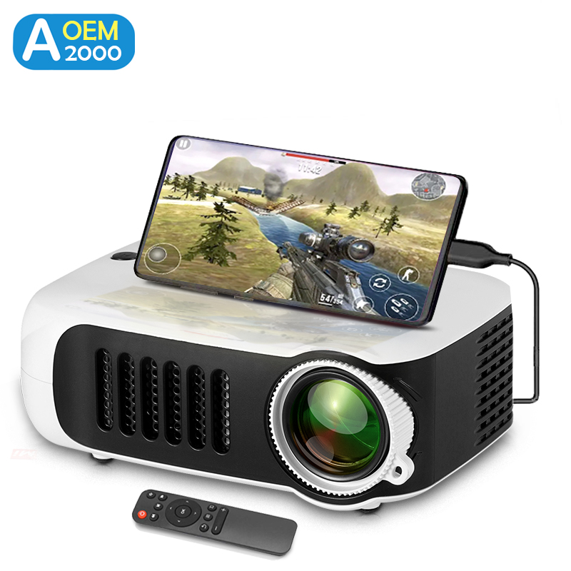Home Cinema Gadgets - A2000 Mini Projector Portable Home Cinema
