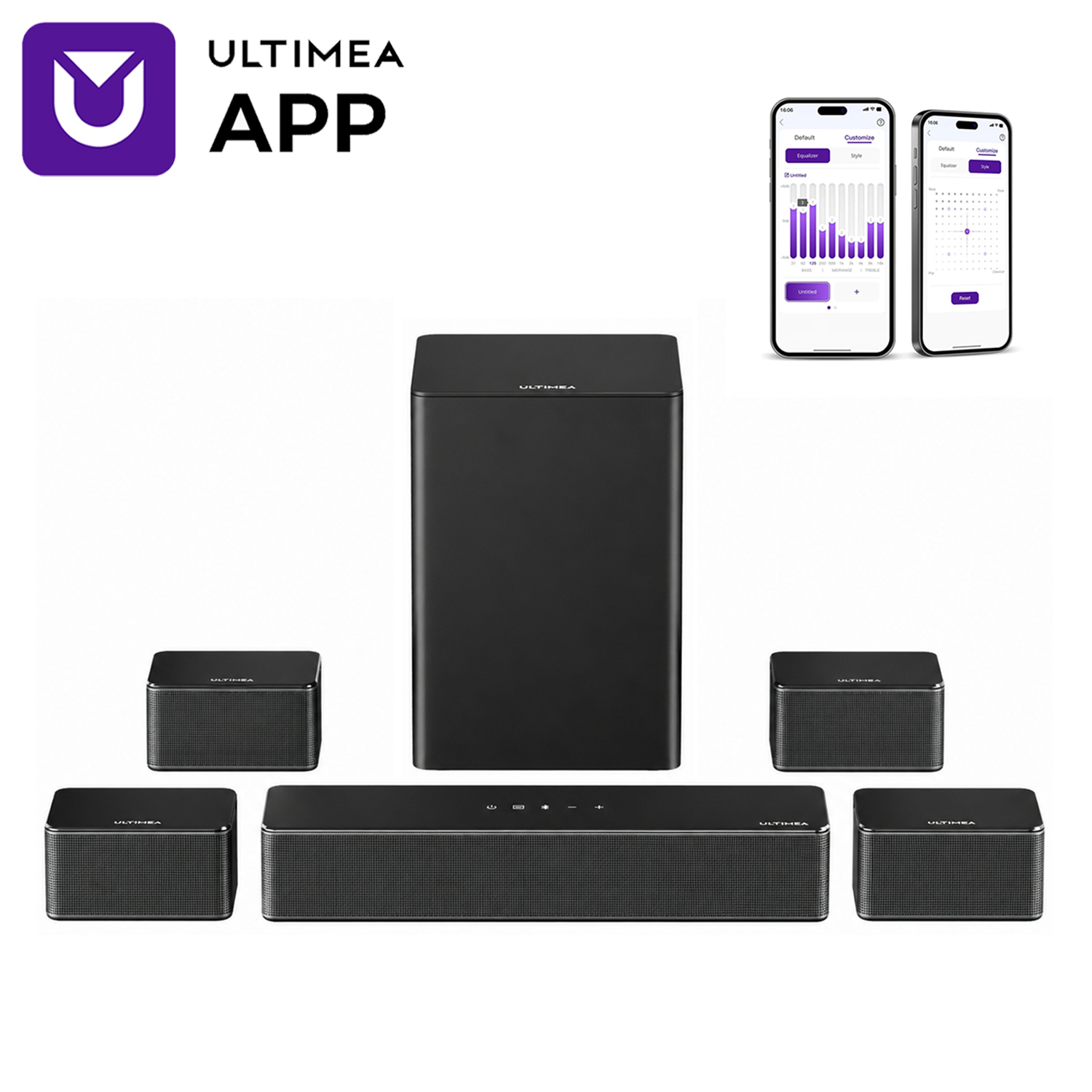 Home Cinema Couch - ULTIMEA 7.1 Surround Sound System Sound