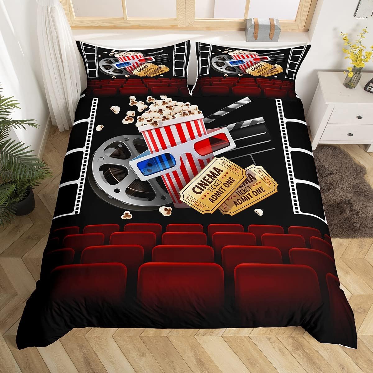Vintage Cinema Duvet Cover Ful - Home Cinema Tickets incelemesi ve fiyatı