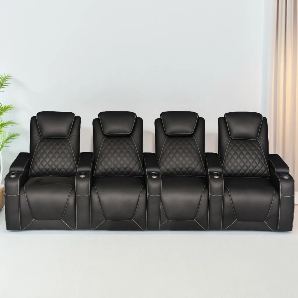 -Green Color Home Furniture 4  - Home Cinema Couch incelemesi ve fiyatı