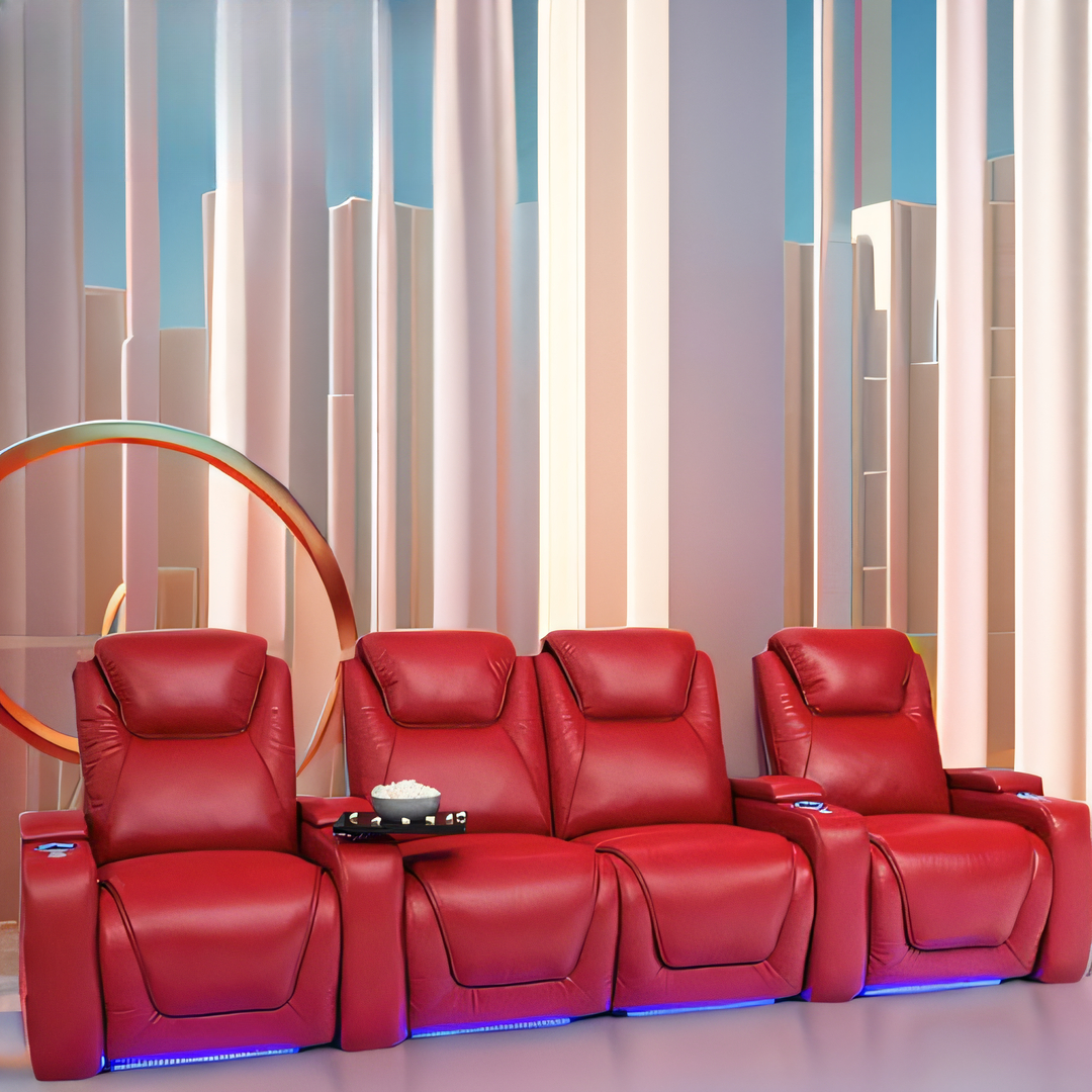-Green Color Home Furniture 4  - Home Cinema Couch incelemesi ve fiyatı