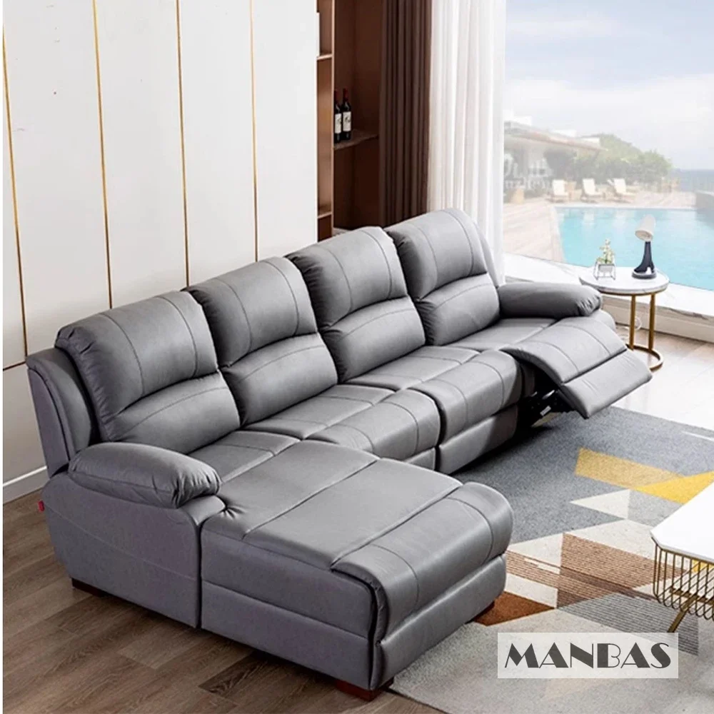 Genuine Leather Manual Electri - Home Cinema Couch incelemesi ve fiyatı