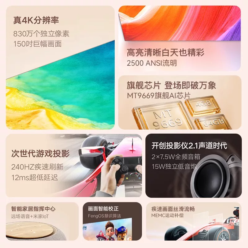 New V10 4K laser projector, po - Home Cinema Projector 4K incelemesi ve fiyatı