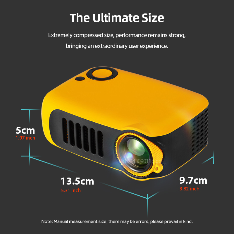 A2000 Mini Projector Portable  - Home Cinema Gadgets incelemesi ve fiyatı