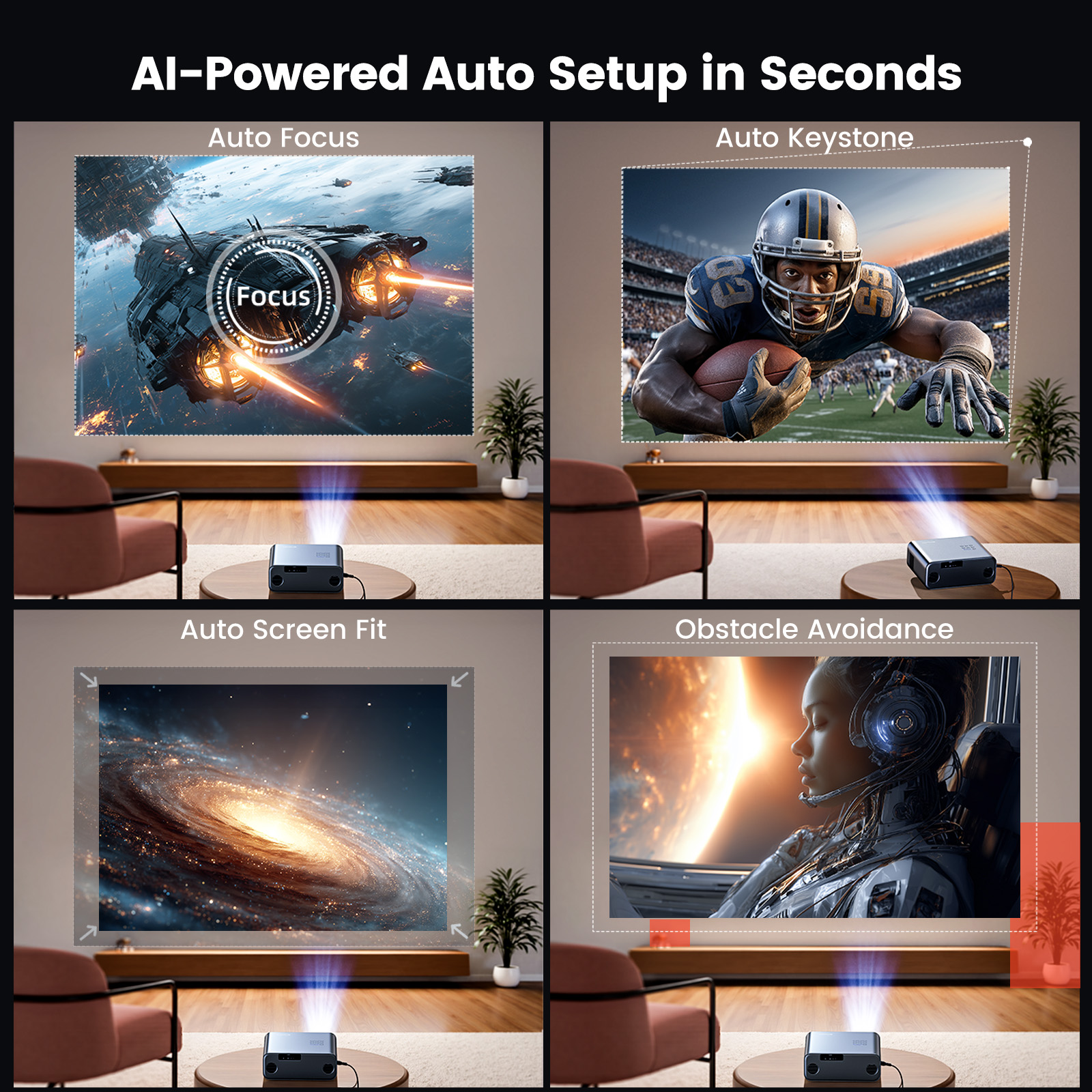 WIMIUS 1200 ANSI Projector 4K  - Home Cinema Laser Projector incelemesi ve fiyatı