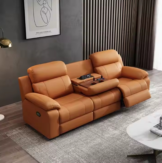 Electric Recliner Sofa Genuine - Home Cinema Couch incelemesi ve fiyatı