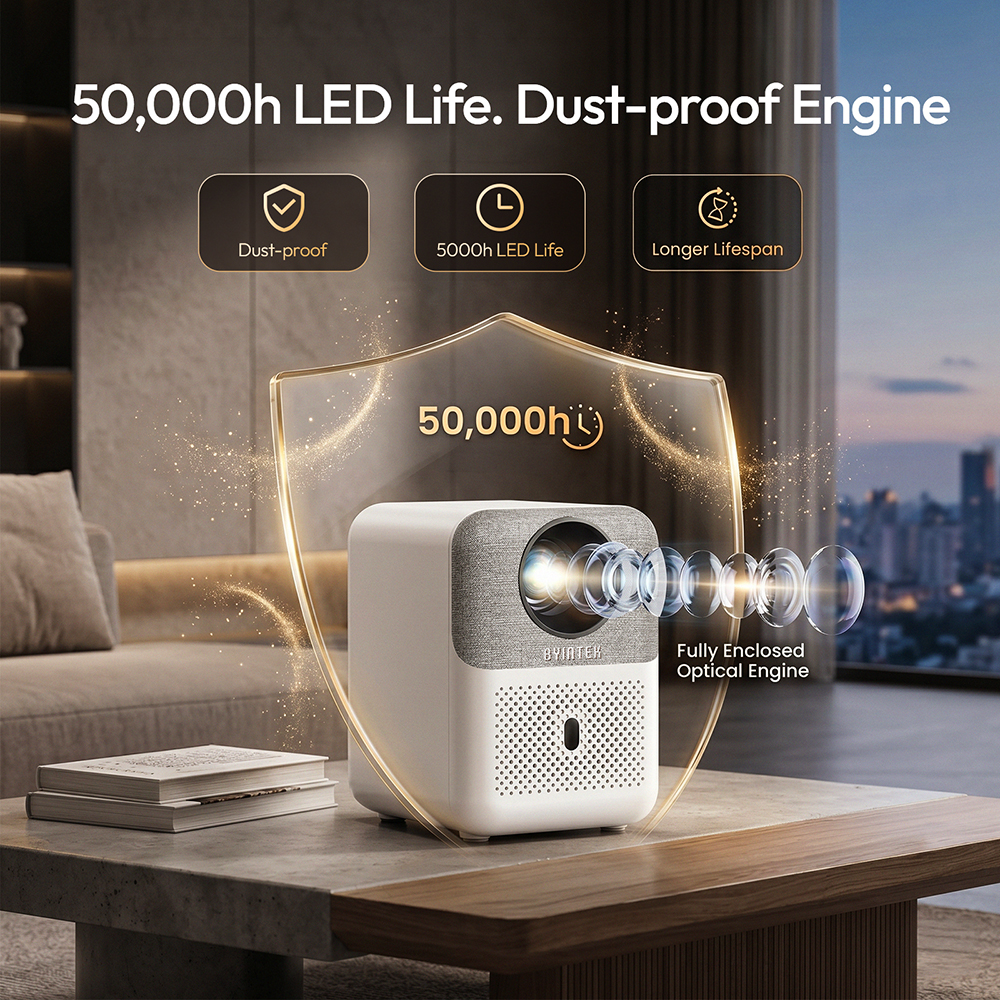 BYINTEK Full HD Mini Projector - Home Cinema Gadgets incelemesi ve fiyatı