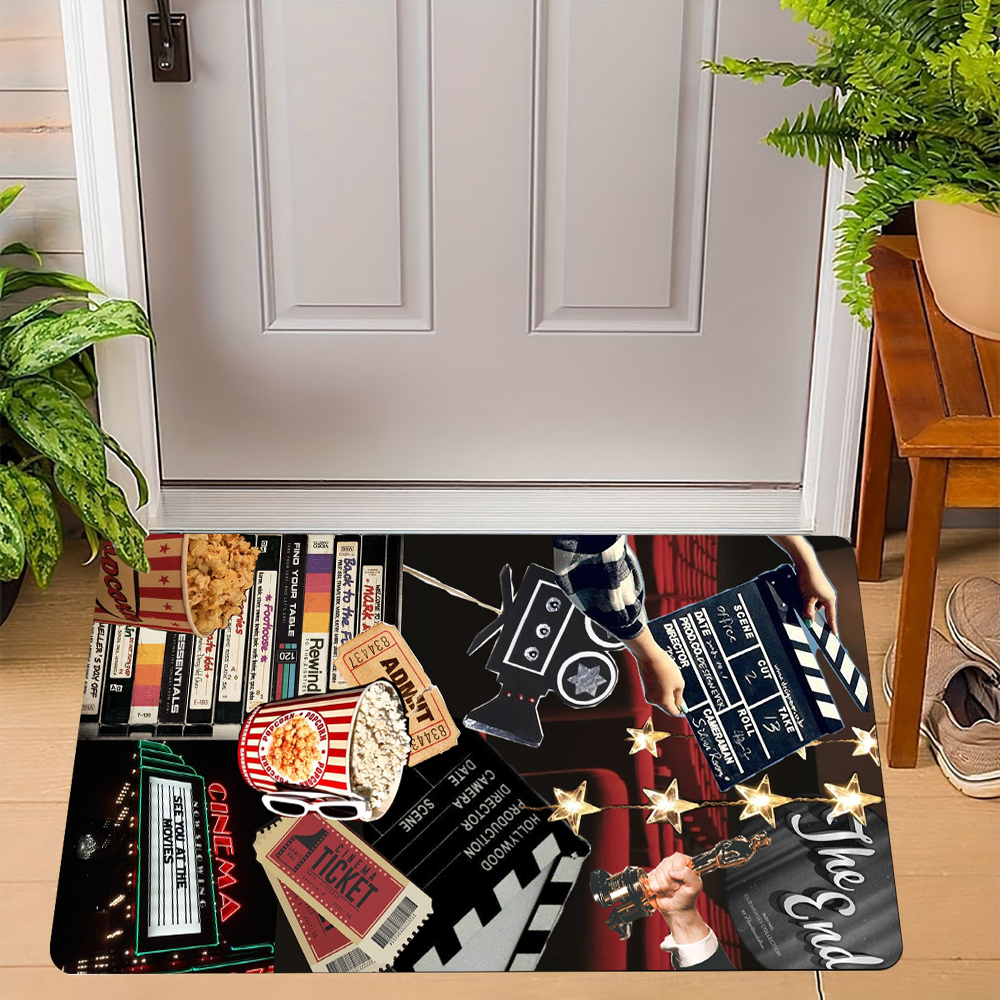 Cinema Theme Door Mat Various  - Home Cinema Tickets incelemesi ve fiyatı