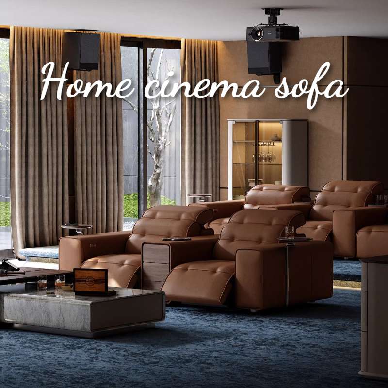 Top-grain Leather Electric Sof - Home Cinema Couch incelemesi ve fiyatı