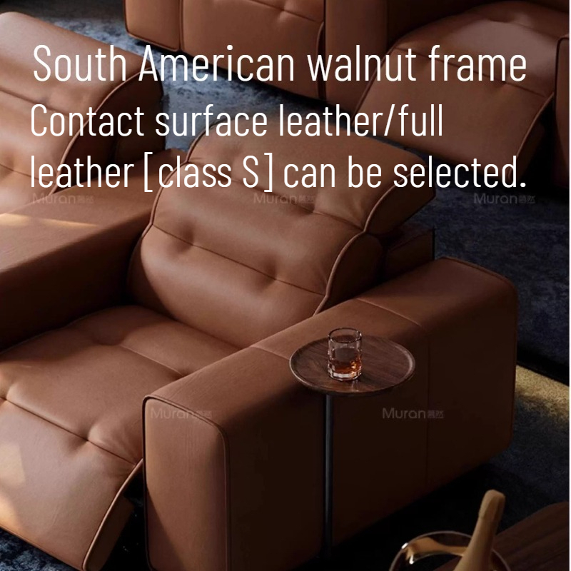 Top-grain Leather Electric Sof - Home Cinema Couch incelemesi ve fiyatı