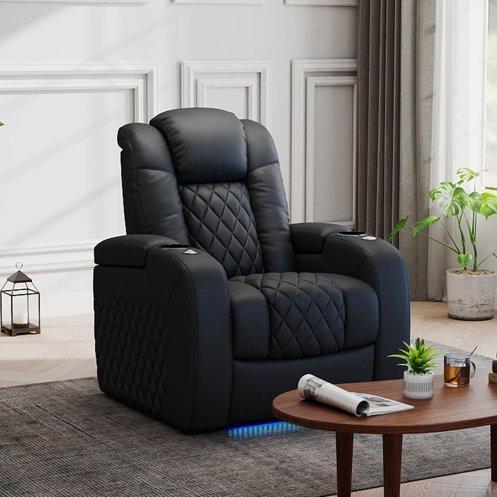 Home Theater Seating Top Grain - Home Cinema Couch incelemesi ve fiyatı