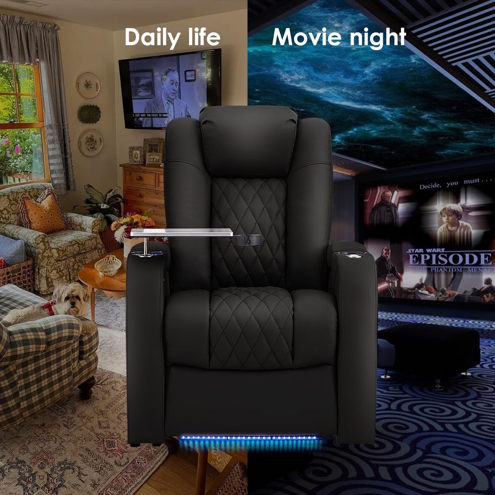 Home Theater Seating Top Grain - Home Cinema Couch incelemesi ve fiyatı