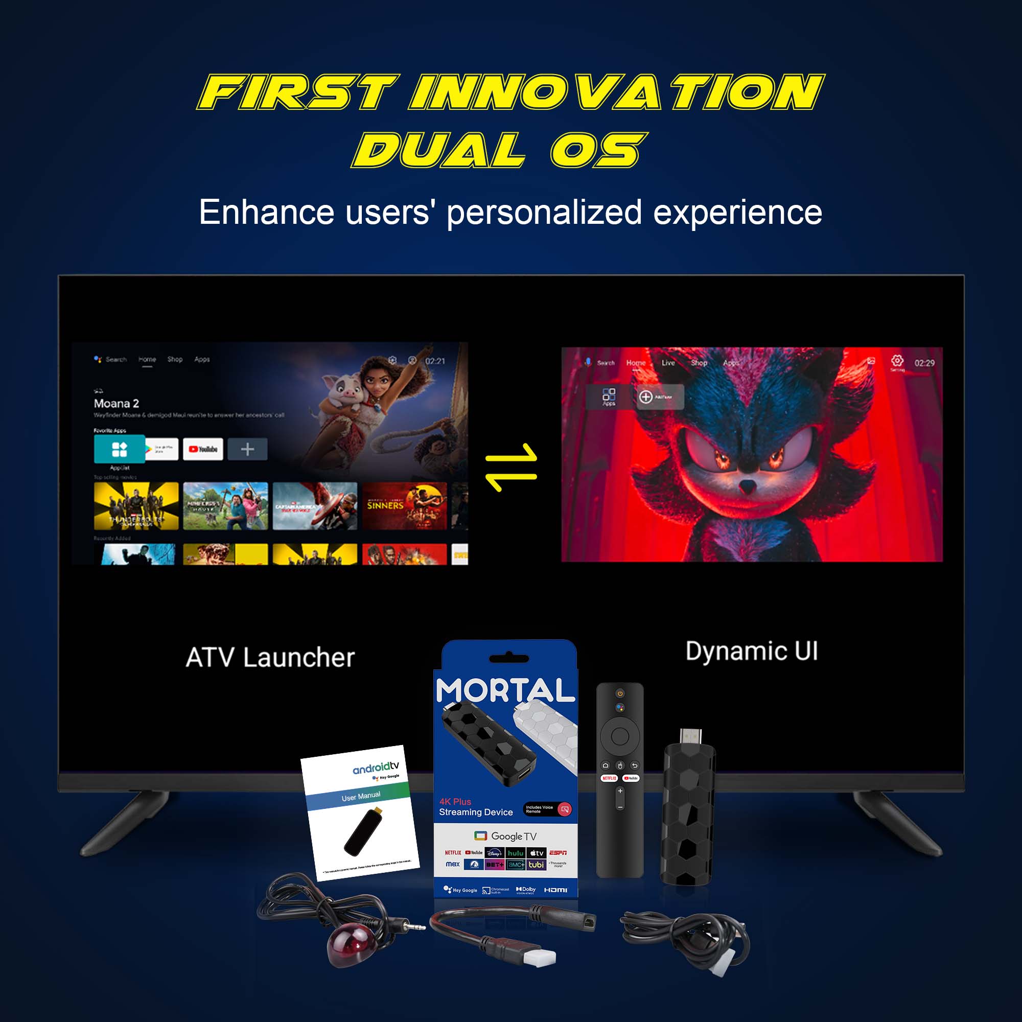 Mortal R3+ TV Stick Android 16 - Home Cinema Hd incelemesi ve fiyatı