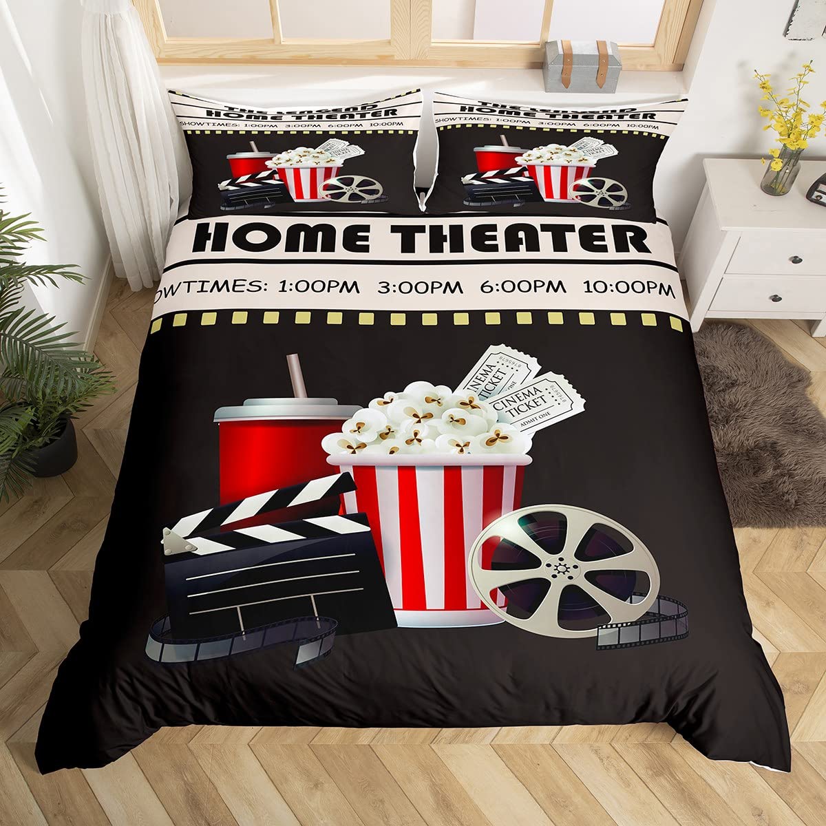 Vintage Cinema Ticket Duvet Co - Home Cinema Tickets incelemesi ve fiyatı