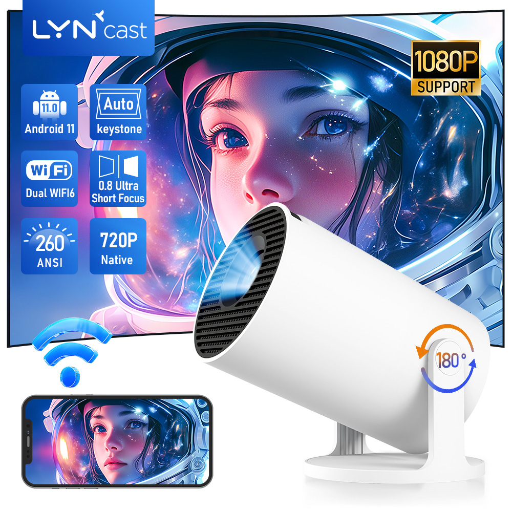 LynCast Projector X1BQ 4K Andr - Home Cinema Gadgets incelemesi ve fiyatı