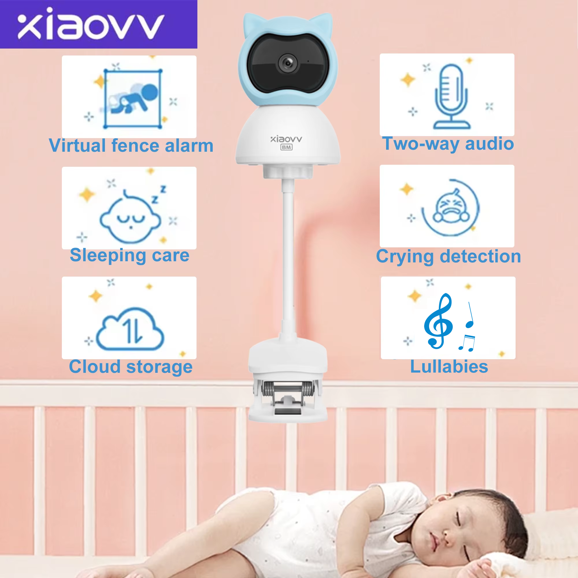 4MP WiFi xiaovv indoor Baby Mo - Home Cinema Hd incelemesi ve fiyatı