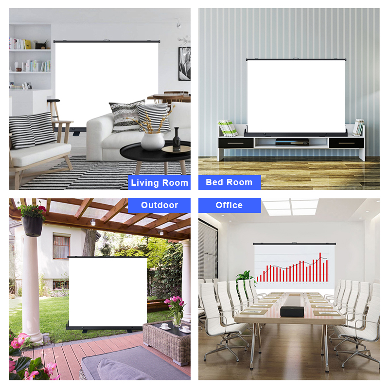 Portable Projector Screen Pull - Home Cinema Gadgets incelemesi ve fiyatı