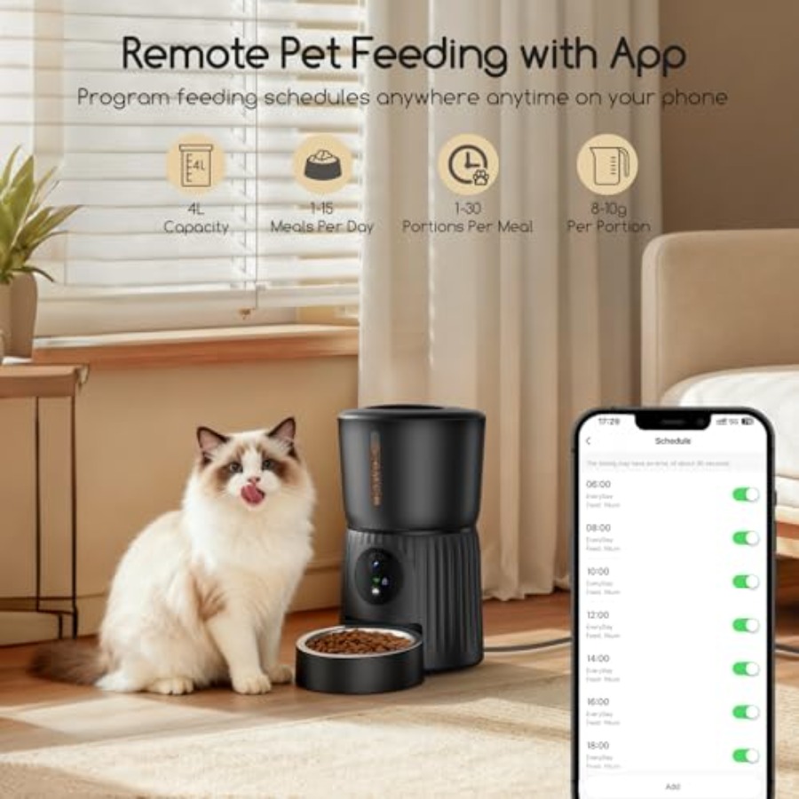 Automatic cat feeder with came - Home Cinema Hd incelemesi ve fiyatı