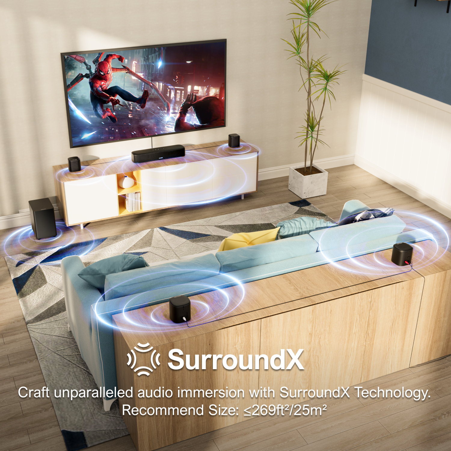 ULTIMEA 7.1 Channel Sound Bar  - Home Theater Speaker incelemesi ve fiyatı