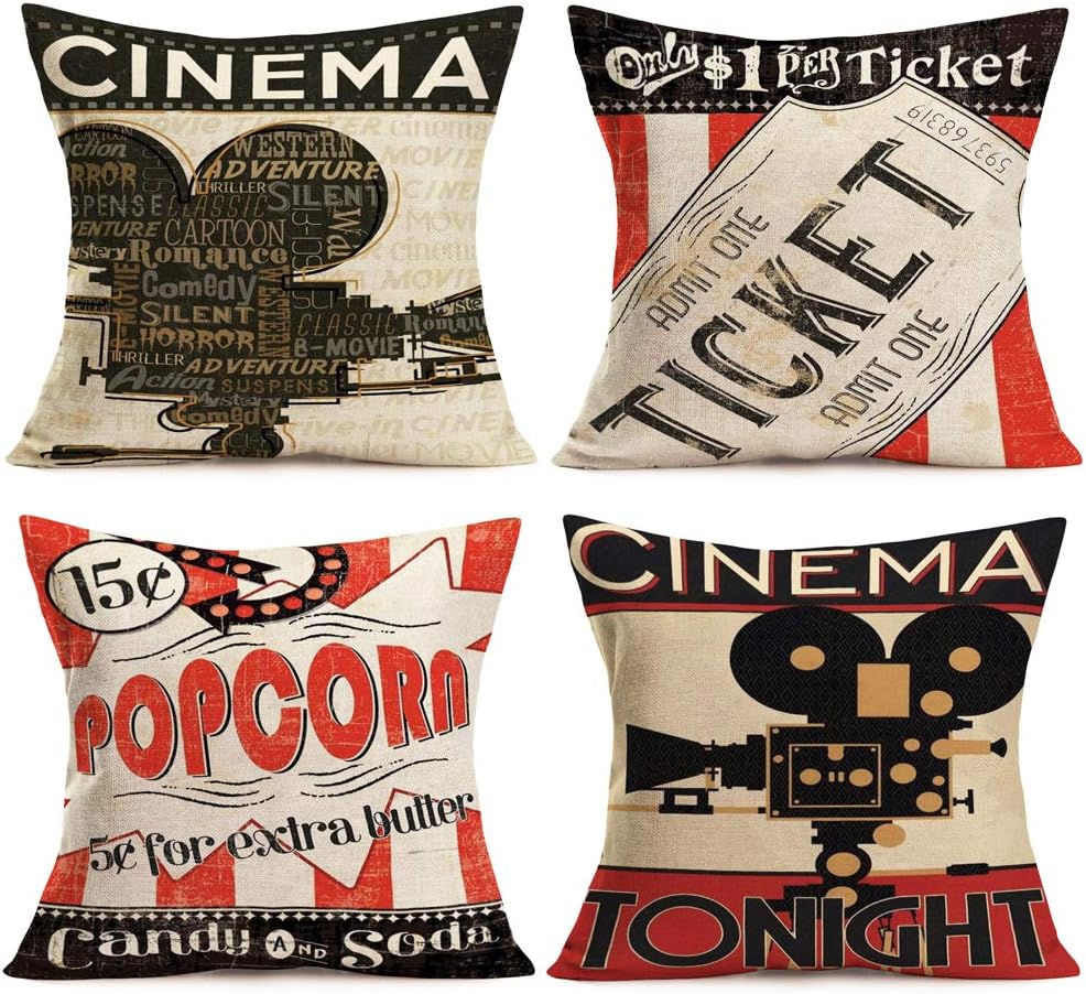 Vintage Cinema Decorative Pill - Home Cinema Tickets incelemesi ve fiyatı