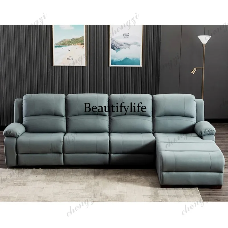01A Leather Manual Electric Re - Home Cinema Couch incelemesi ve fiyatı
