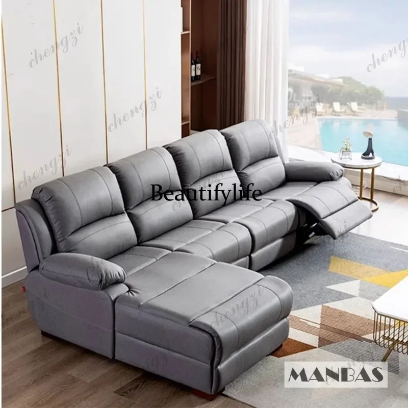 01A Leather Manual Electric Re - Home Cinema Couch incelemesi ve fiyatı