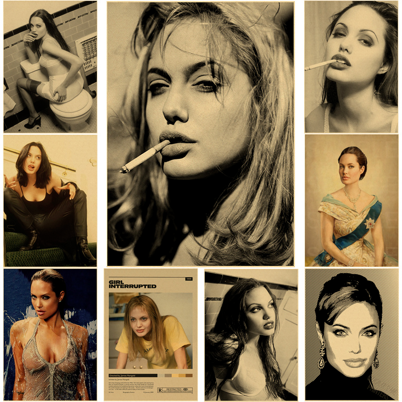 Angelina Jolie Vintage Poster  - Home Cinema Gadgets incelemesi ve fiyatı