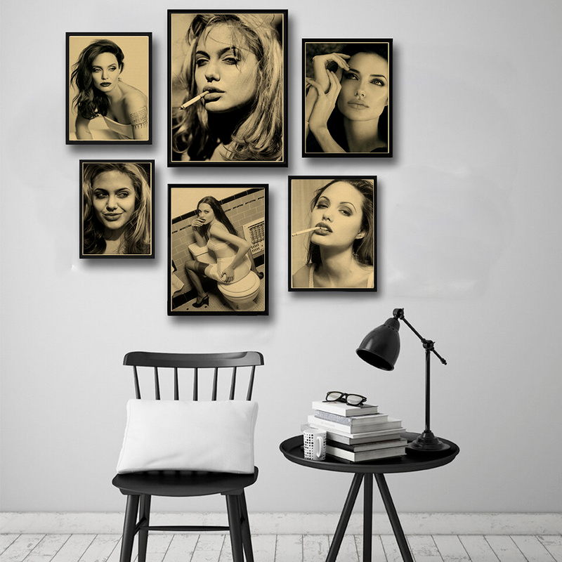 Angelina Jolie Vintage Poster  - Home Cinema Gadgets incelemesi ve fiyatı