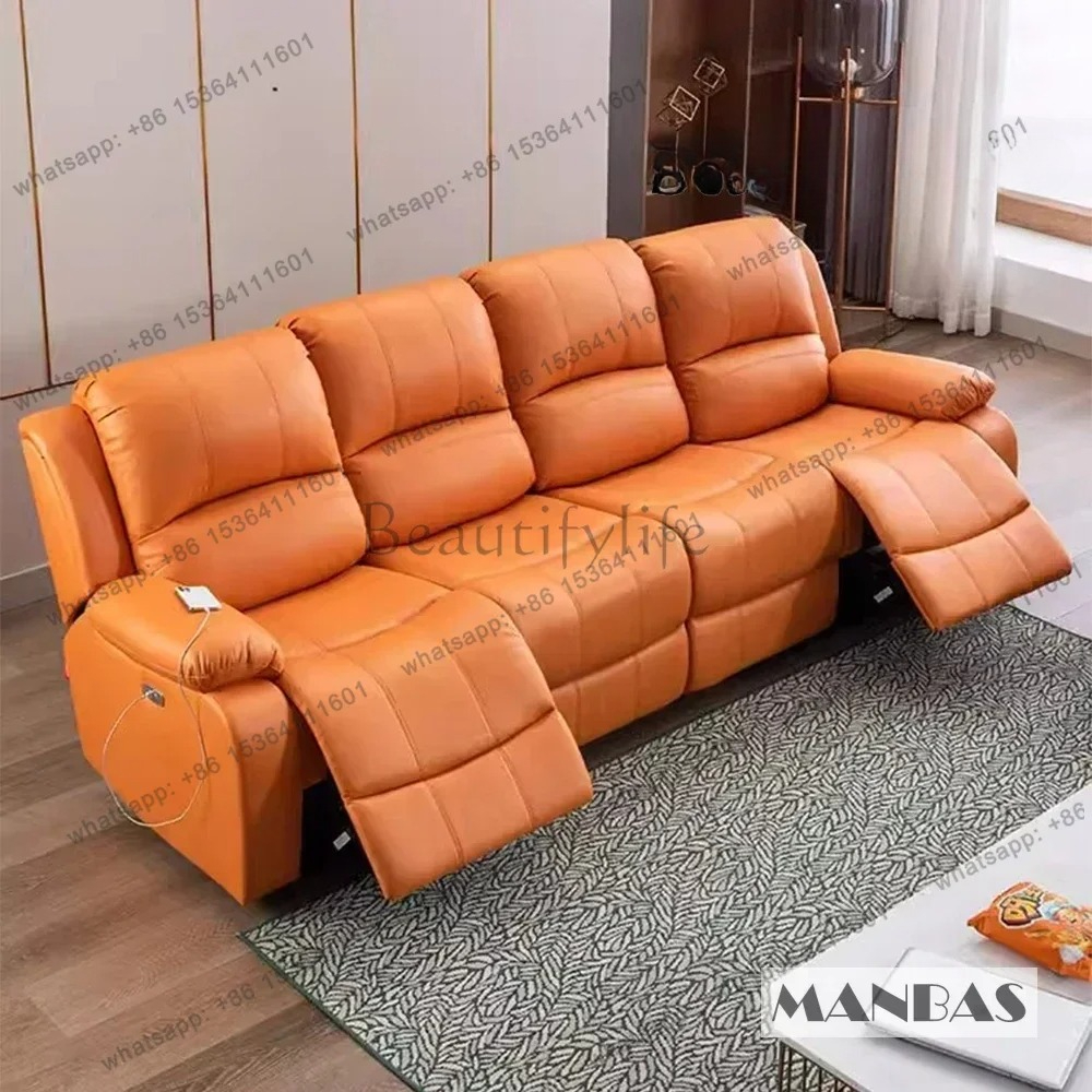 Genuine Leather Manual Electri - Home Cinema Couch incelemesi ve fiyatı