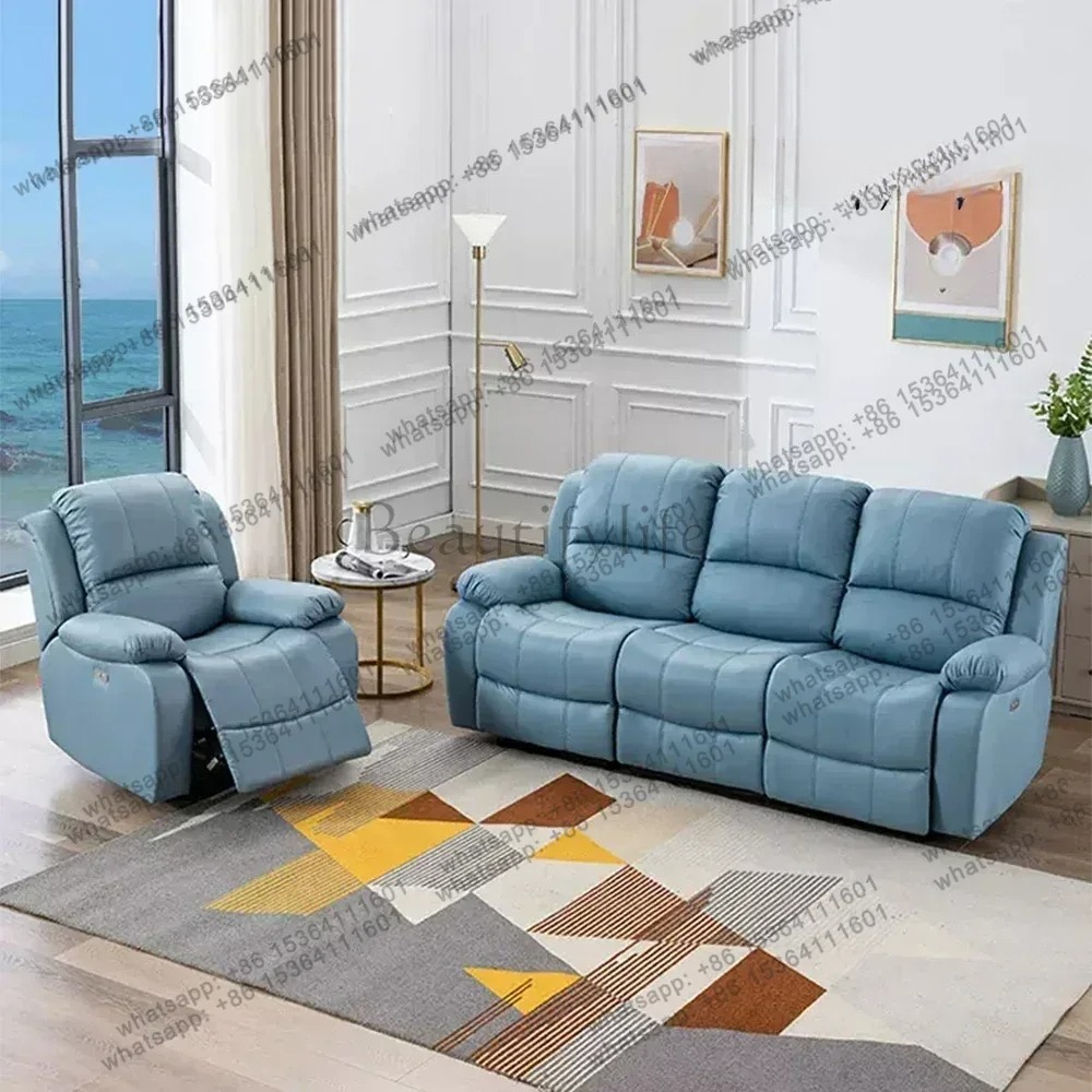 Genuine Leather Manual Electri - Home Cinema Couch incelemesi ve fiyatı