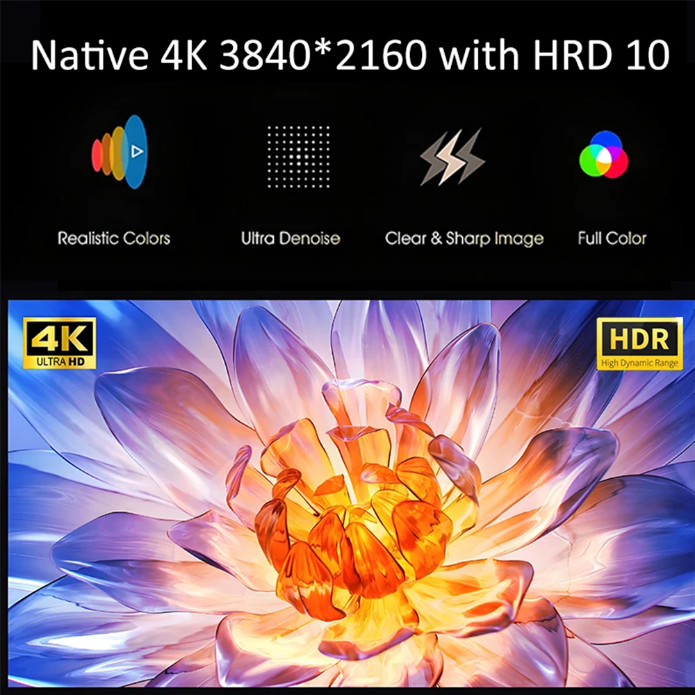 ZXY 4K UHD 3840x2160 Resolutio - Home Cinema Projector 4K incelemesi ve fiyatı