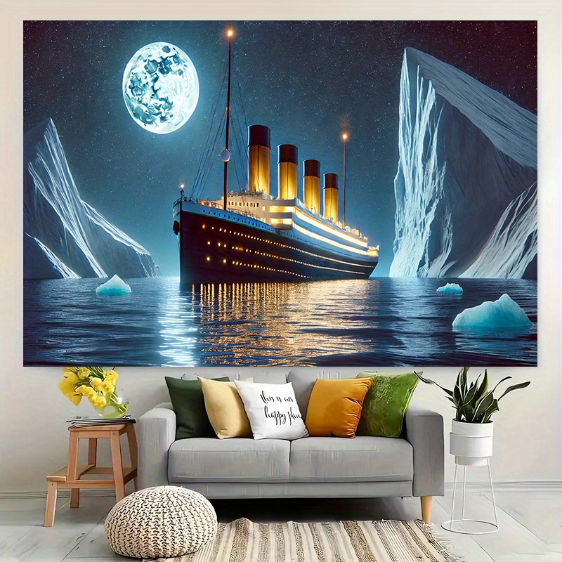 Titanic Ship Iceberg Moonlight - Home Cinema The Drama incelemesi ve fiyatı