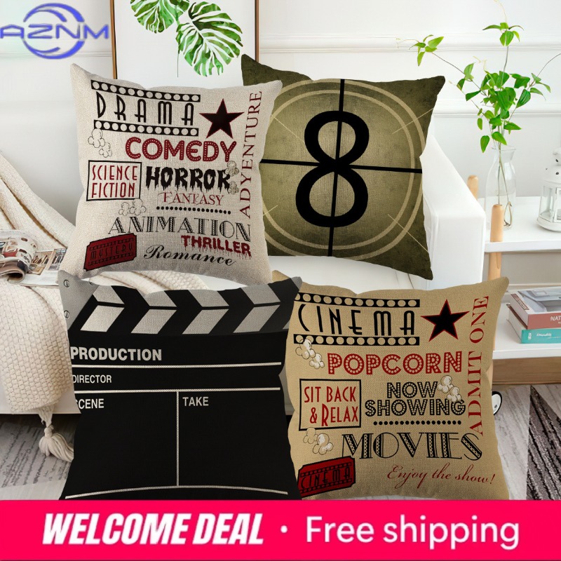 Cinema Ticket Printed Pillow C - Home Cinema Tickets incelemesi ve fiyatı