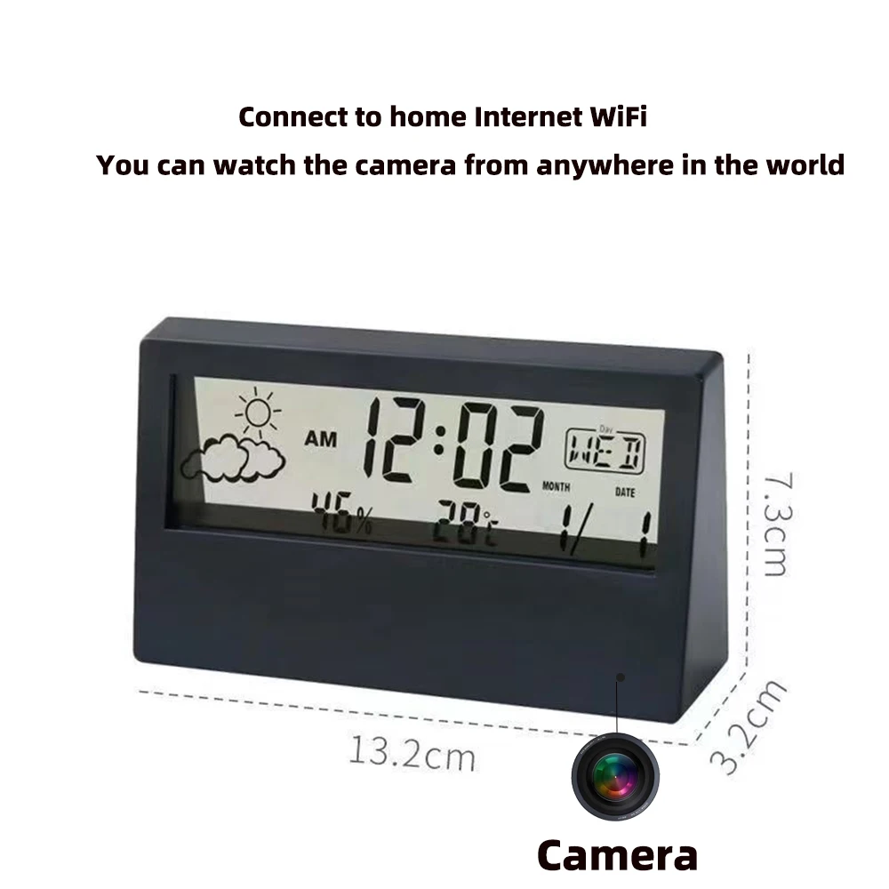 4K WiFi Clock Camera with Moti - Home Cinema Hd incelemesi ve fiyatı